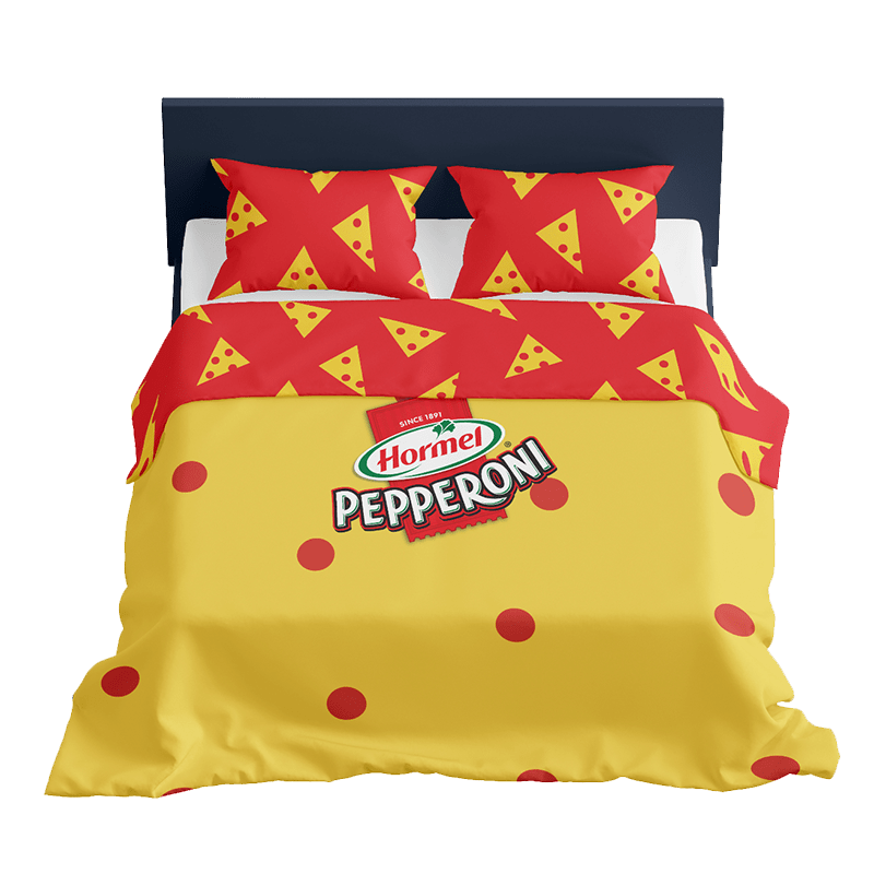 Pepperoni Pizza Bedding