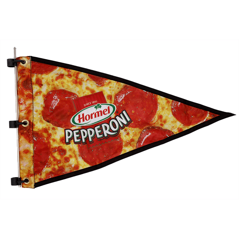 Pepperoni-Lovers' Golf Flag